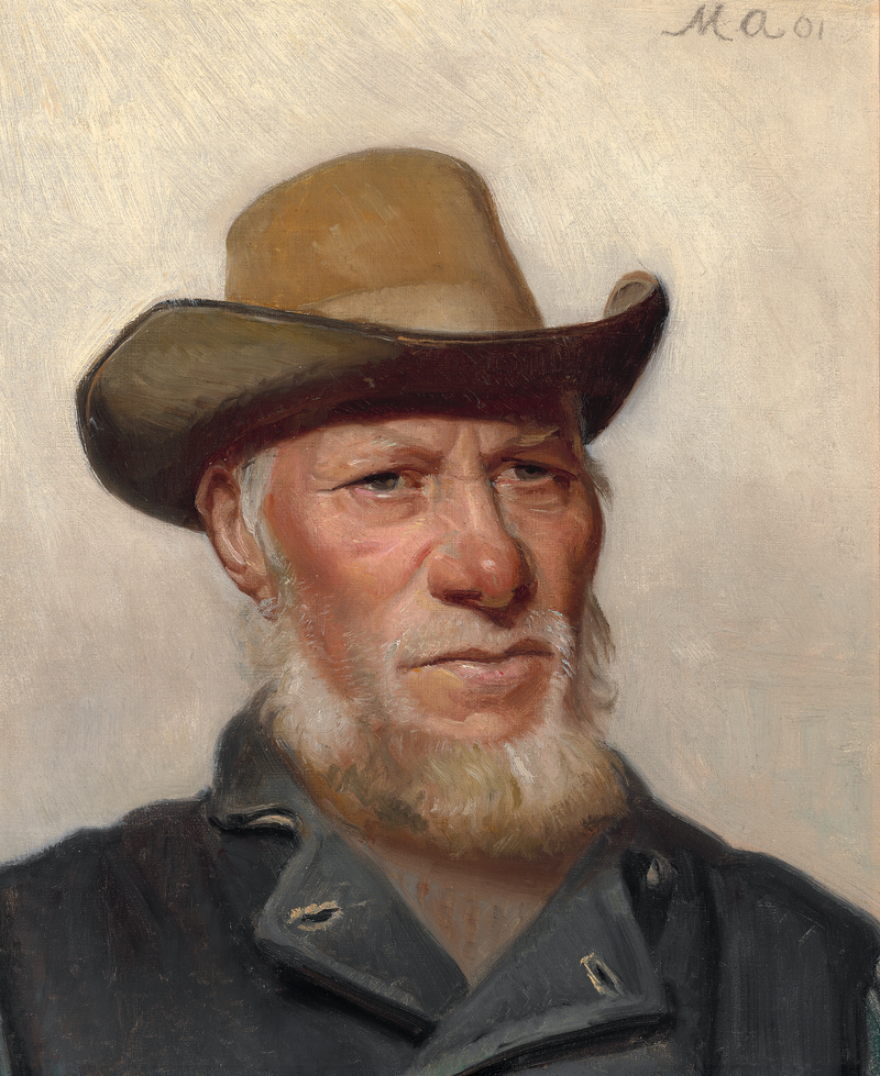Un pescador de Skagen. -Michael Peter Ancher