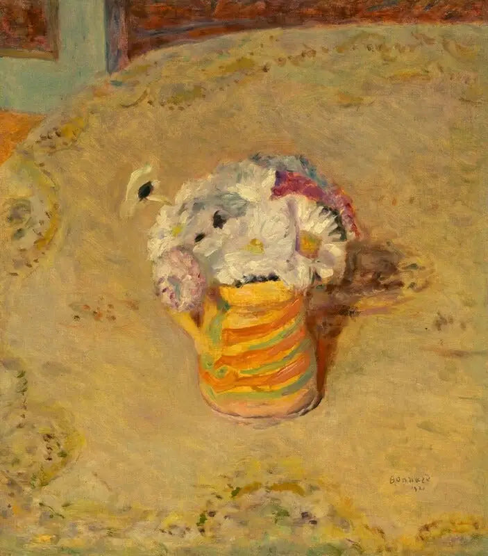 Jarrón con flores - Pierre Bonnard