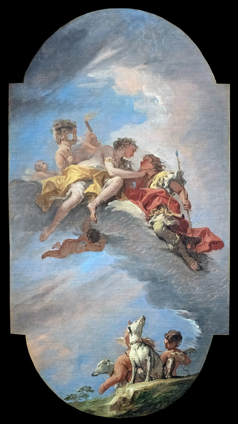 Venus y Adonis - Sebastiano Ricci