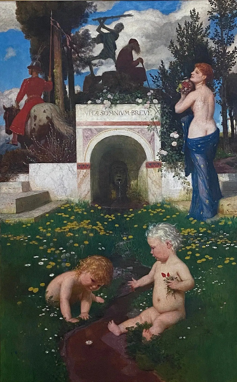Vita somnium breve (La vida es un sueño breve) - Arnold Böcklin