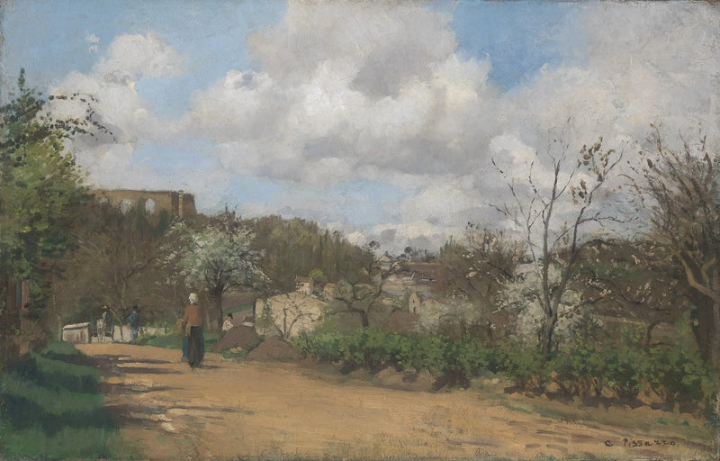 Vista de Louveciennes - Camille Pissarro