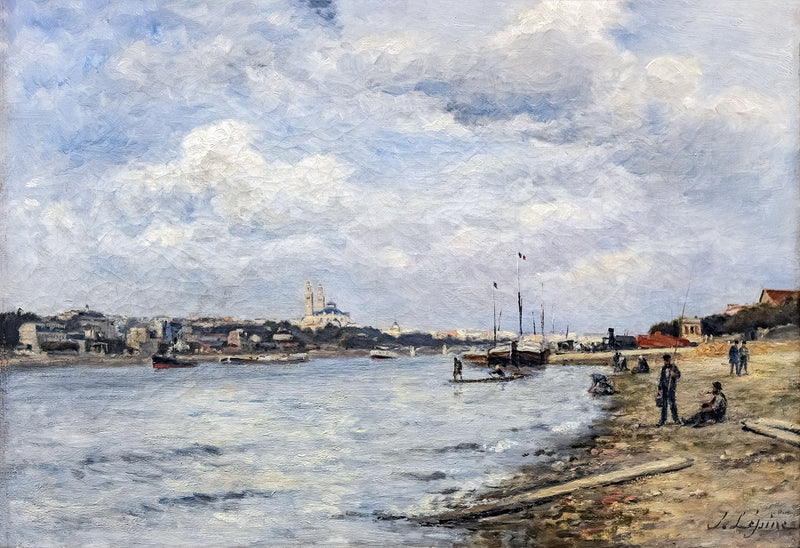 Vista del Sena y del Trocadéro; el puente de Grenelle - Stanislas Lépine