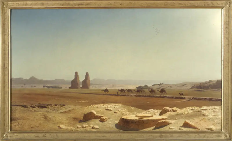 Vista de la llanura de Tebas (Alto Egipto) - Jean-Léon Gérôme
