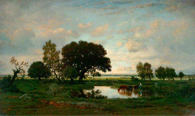 Vue des Landes, près de Bordeaux - Théodore Rousseau