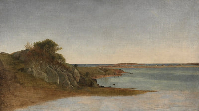 Vue près de Newport - John Frederick Kensett - Alpha Reproduction