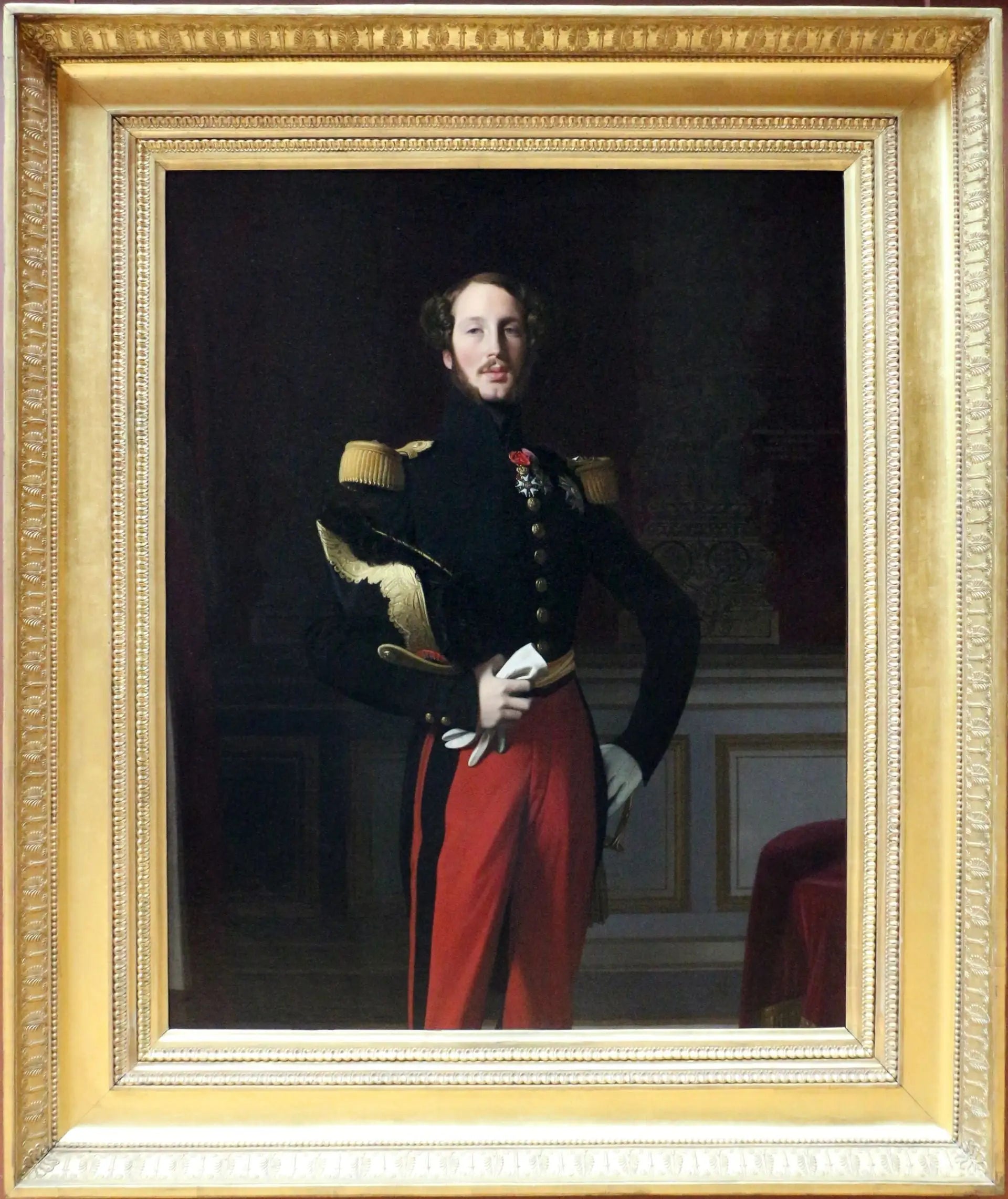 portrait de Ferdinand-Philippe duc d’Orléans - Jean-Auguste-Dominique Ingres - Alpha Reproduction