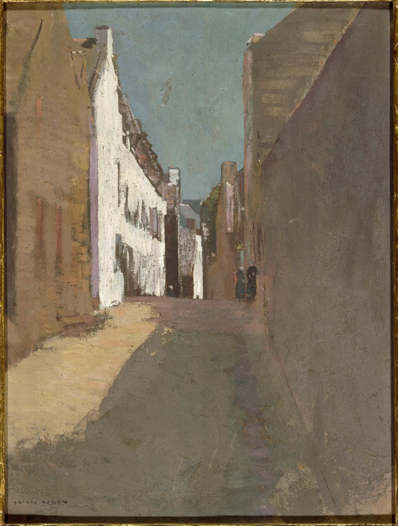 calle en Douarnenez - Odilon Redon