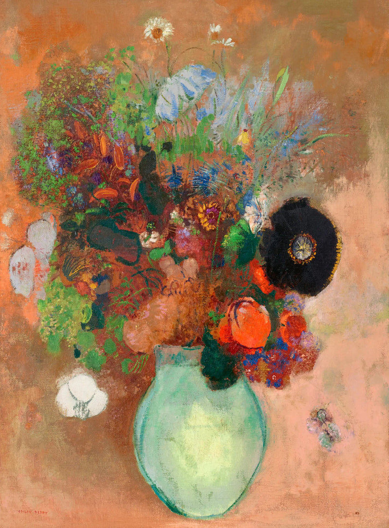 La amapola negra - Odilon Redon