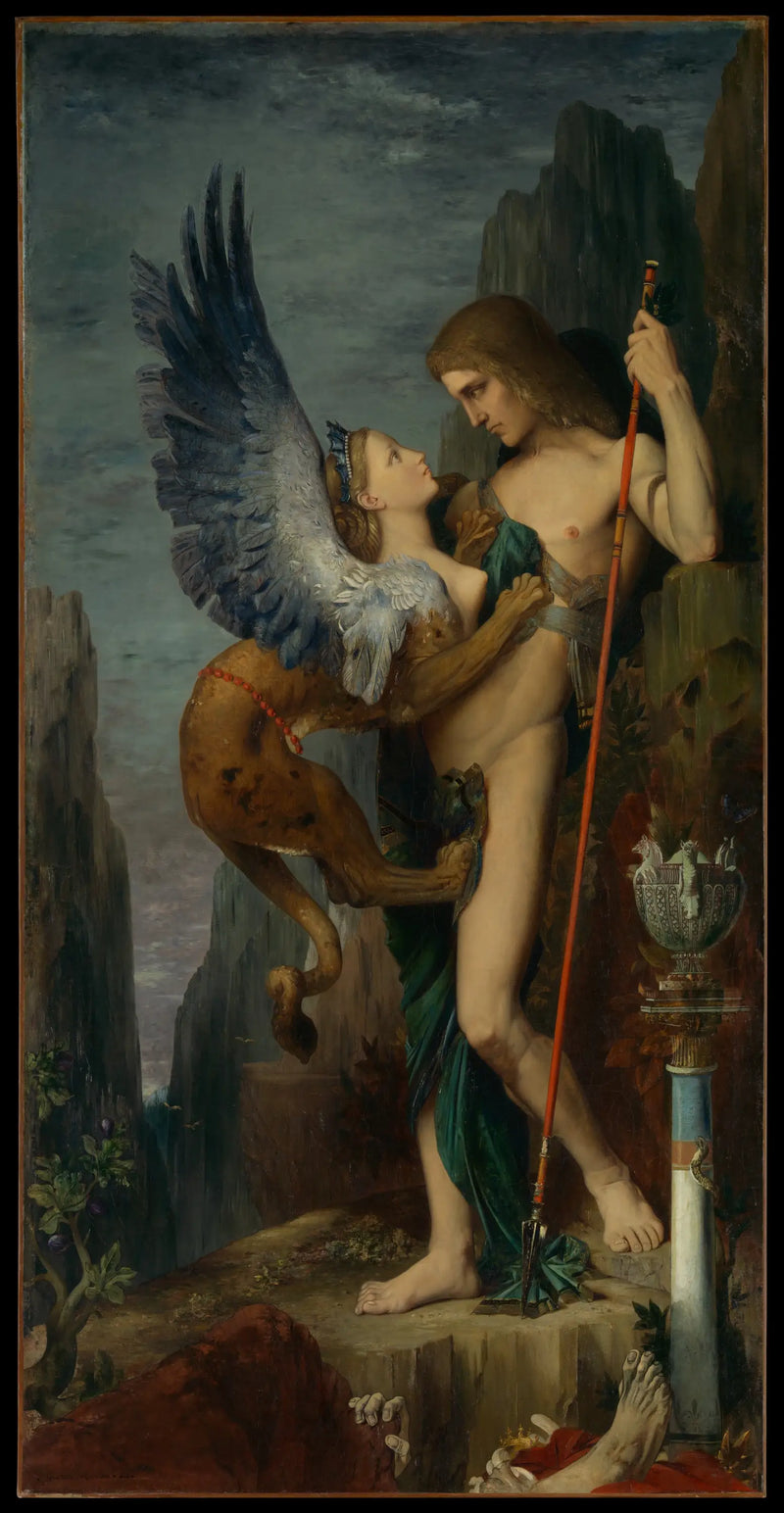 Edipo y la Esfinge - Gustave Moreau