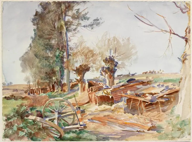 Antiguos bivouacs - John Singer Sargent