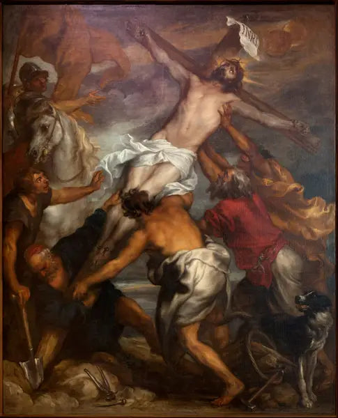 La elevación de la cruz - Antoine van Dyck