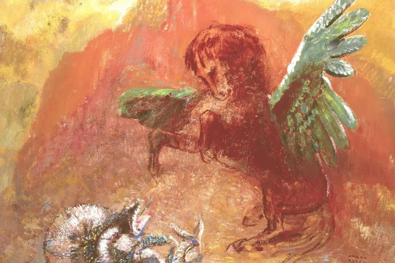 Pegaso y la Hidra - Odilon Redon
