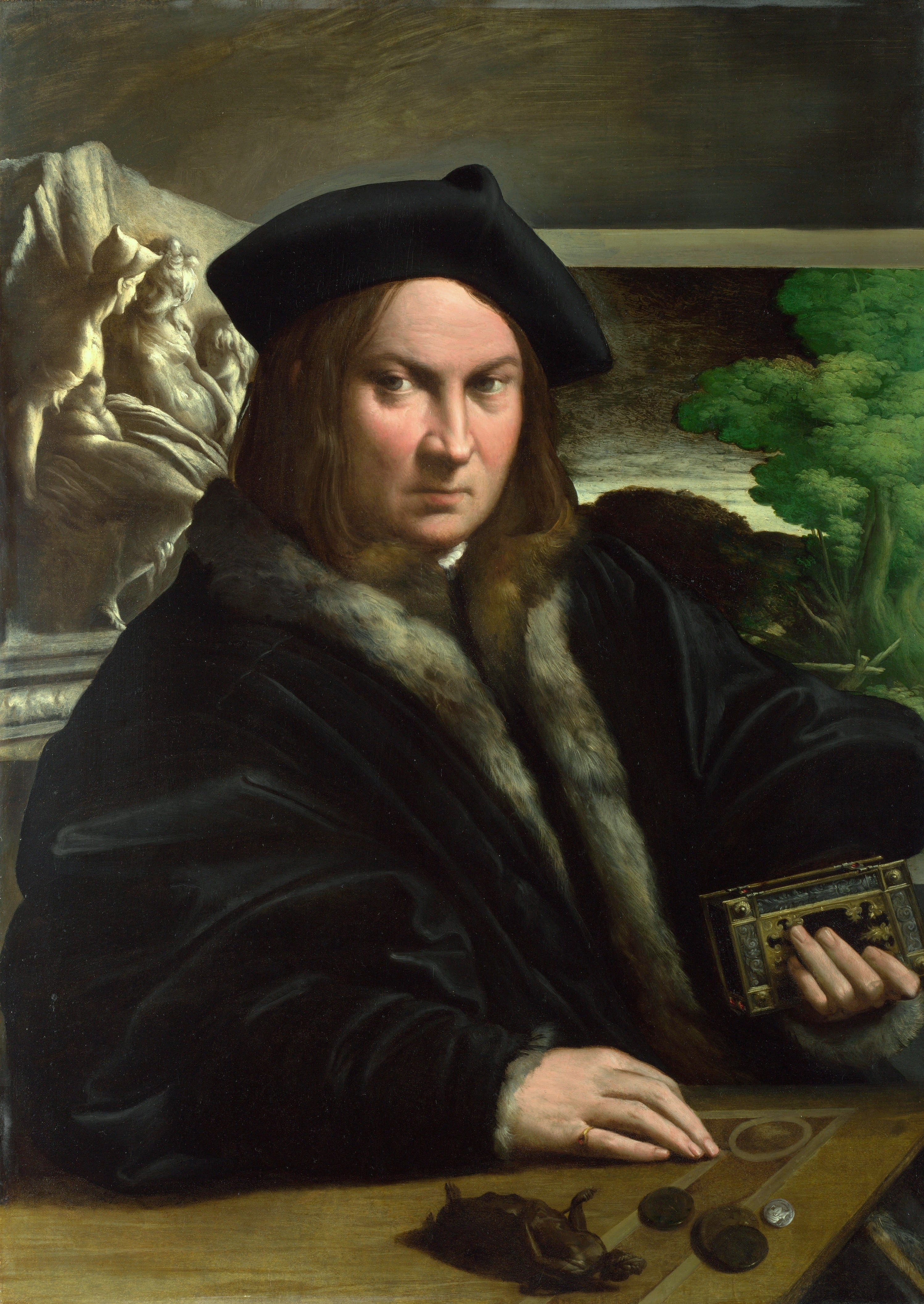 Portrait d’un collectionneur - Parmigianino - Alpha Reproduction