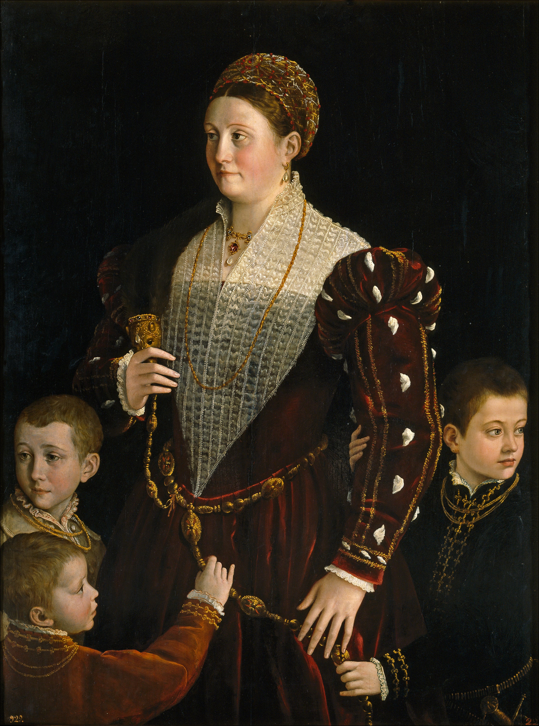 Portrait de Camilla Gonzaga et de ses trois fils - Parmigianino - Alpha Reproduction