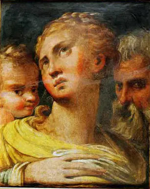 Tres Cabezas - Parmigianino