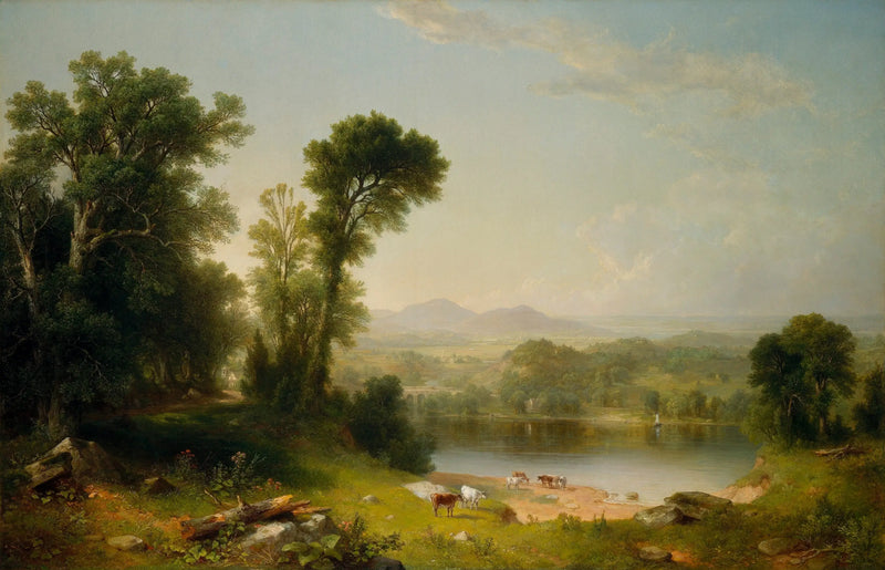 Paisaje pastoral - Asher Brown Durand