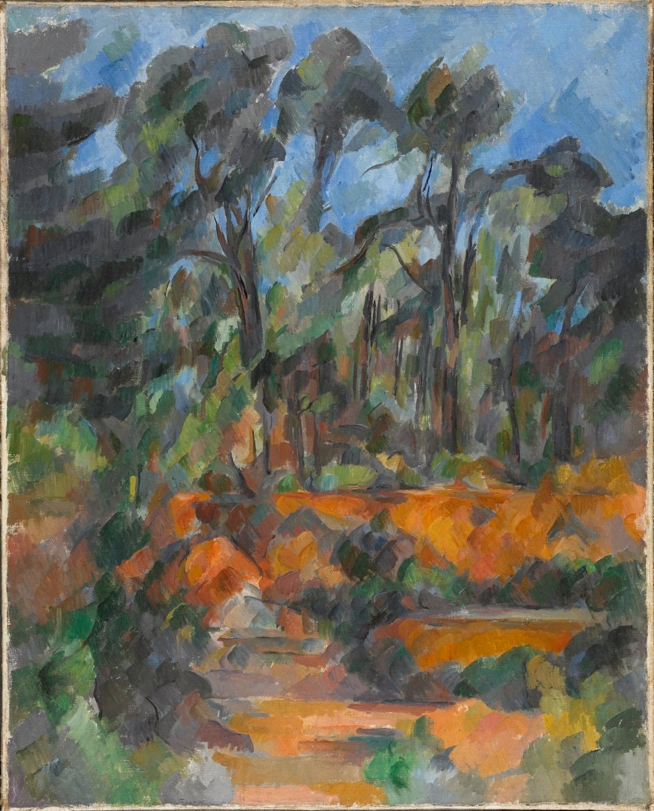 Reproduction du tableau « Forêt - Paul Cézanne » par Alpha Reproduction en peinture à l’huile