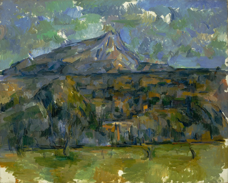 La Montaña Sainte-Victoire vista desde Les Lauves - Paul Cézanne