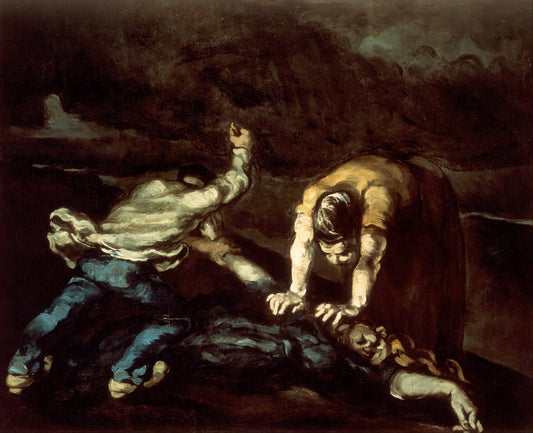 Reproduction du tableau « Le Meurtre - Paul Cézanne » par Alpha Reproduction en peinture à l’huile