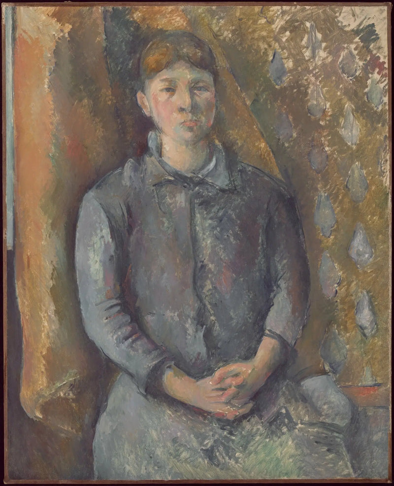 Retrato de Madame Cézanne - Paul Cézanne