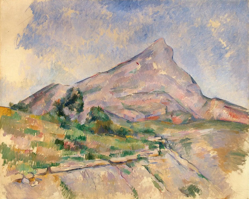 La Montaña Sainte-Victoire vista desde los Infernets - Paul Cézanne