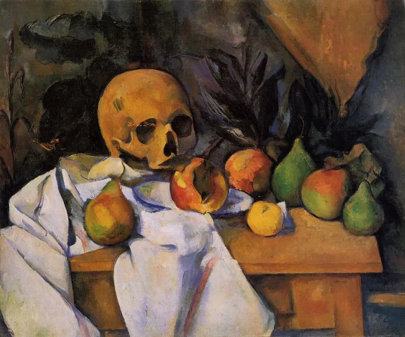 Bodegón con calavera - Paul Cézanne