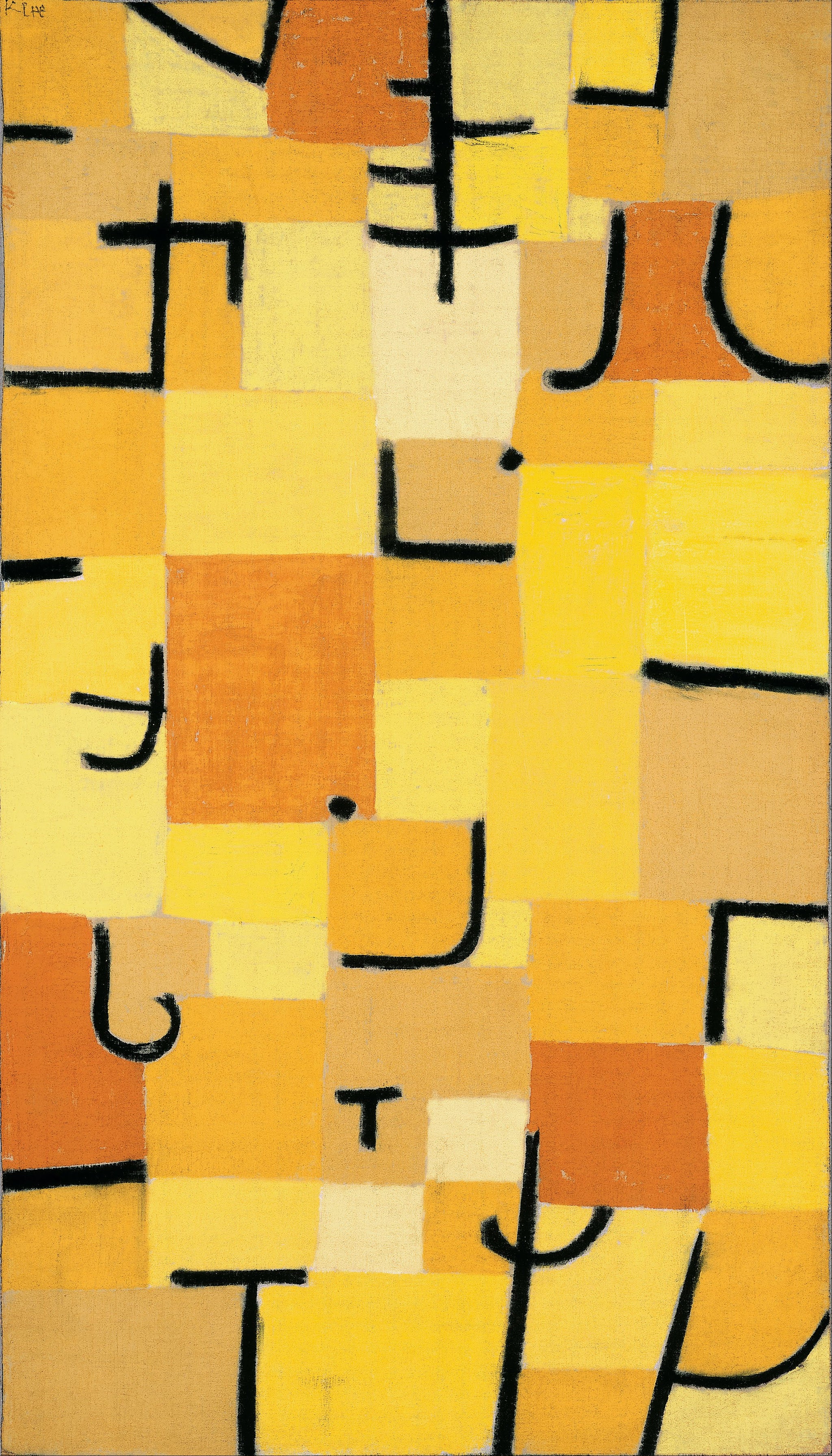 Signs In Yellow — Paul Klee