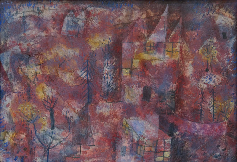 paisaje con el niño - Paul Klee