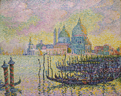 Reproduction du tableau « Le Grand Canal à Venise - Paul Signac » par Alpha Reproduction en peinture à l’huile