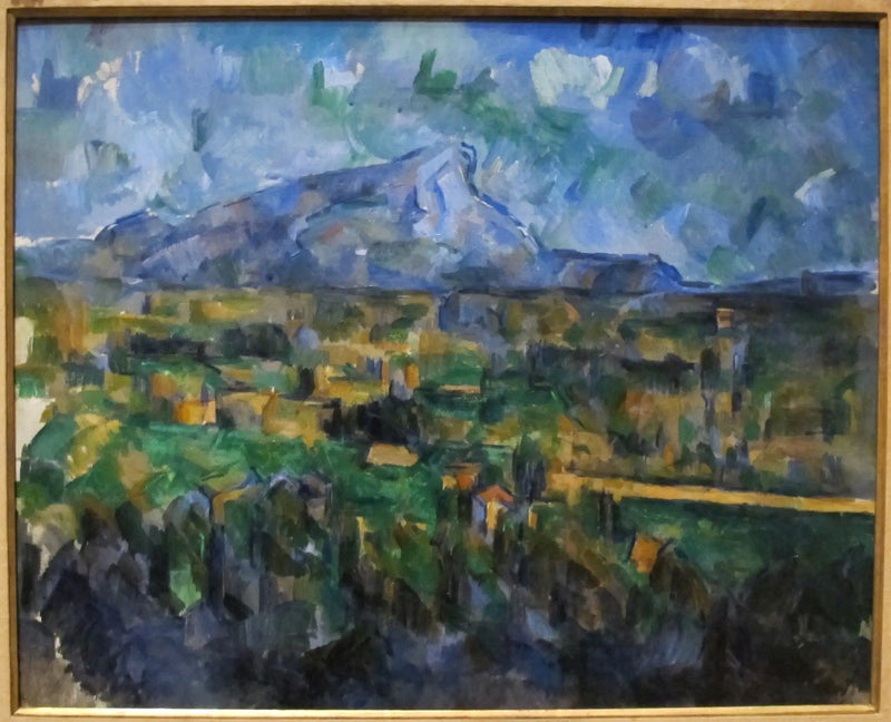 La Montaña Sainte-Victoire vista desde Les Lauves - Paul Cézanne