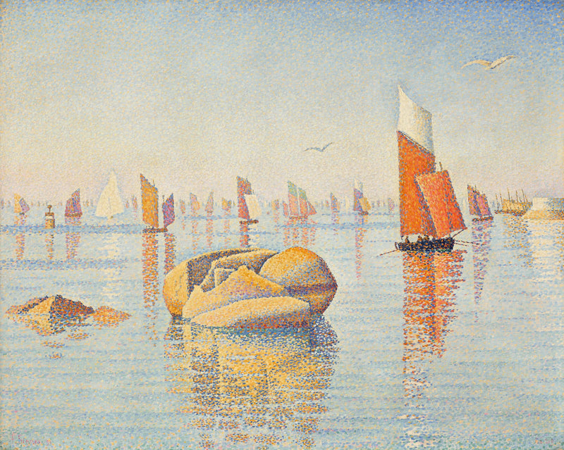 Concarneau. Calma de la Mañana. Op. 219 (Larghetto) - Paul Signac