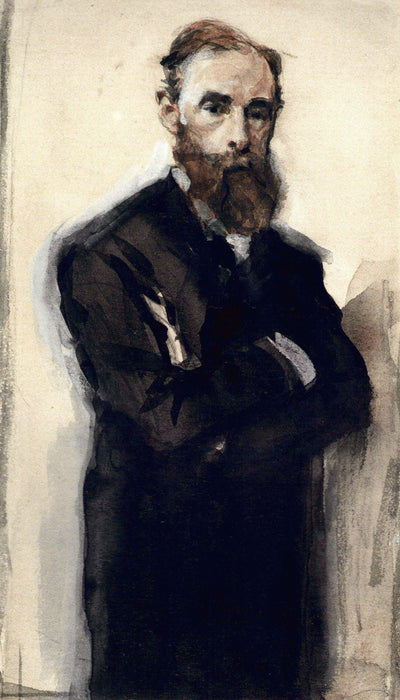 Retrato de Pavel Tretyakov - Valentin Serov