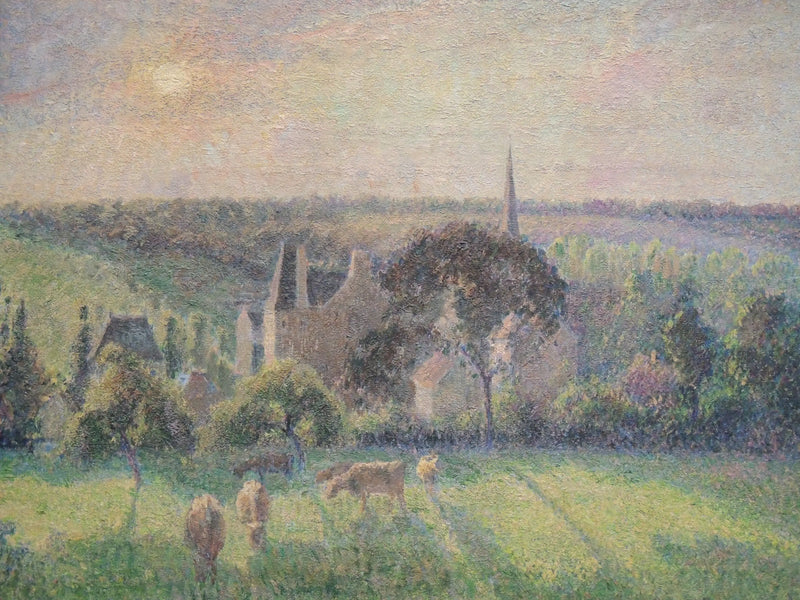Paisaje en Éragny - Camille Pissarro