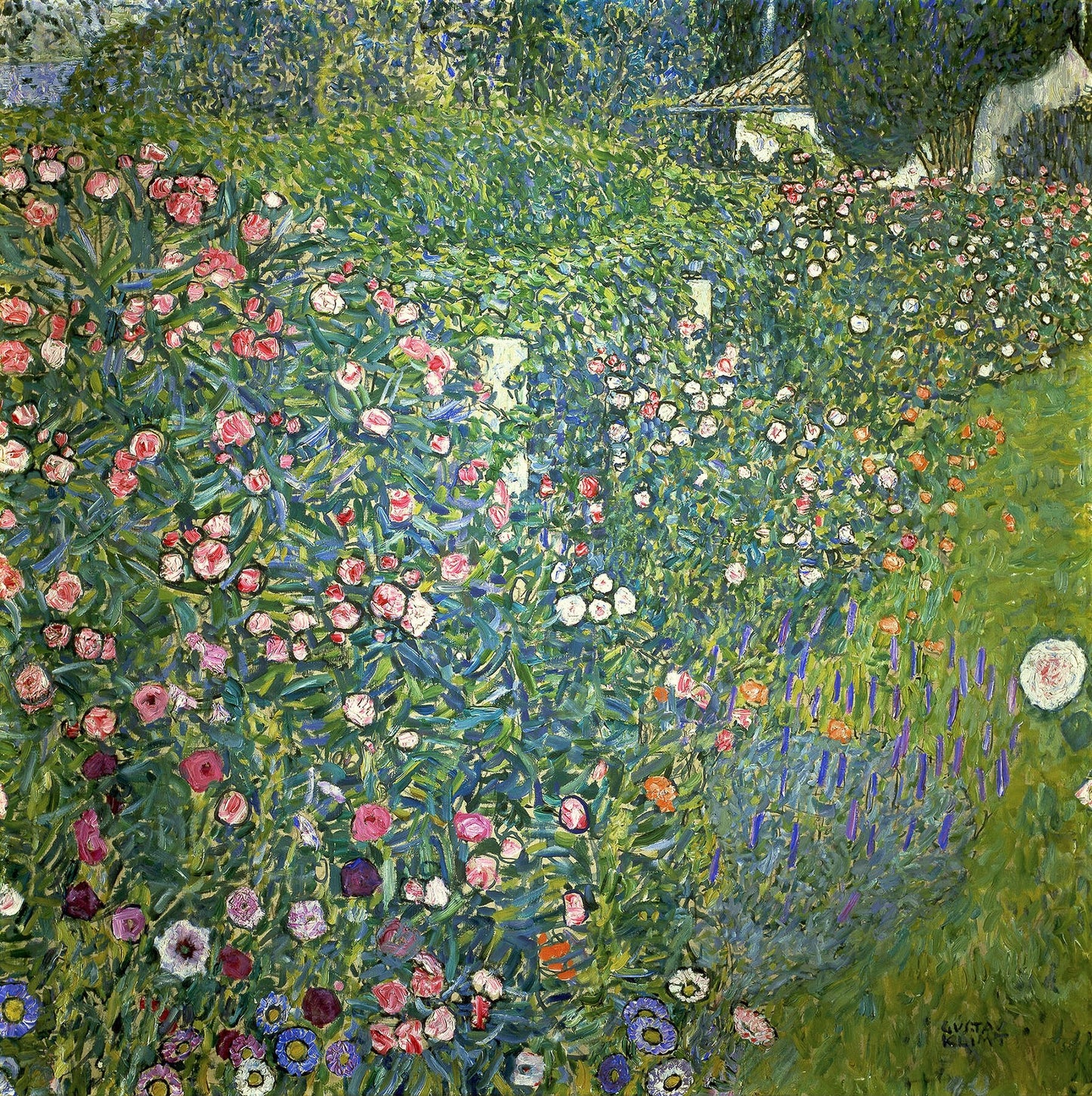 🌸🌿 Paisaje de Jardín Italiano – Gustav Klimt (alrededor de 1913)