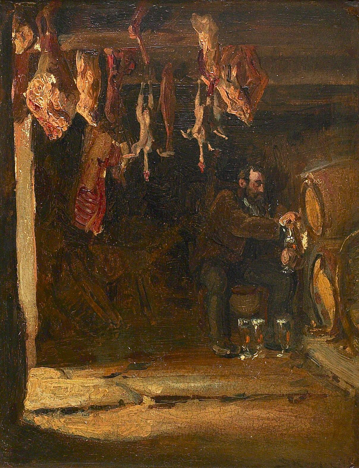 Dans une cave à Concarneau. - Peder Severin Krøyer - Alpha Reproduction