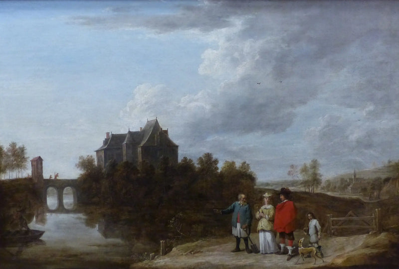 Paisaje con castillo - David Teniers el Joven