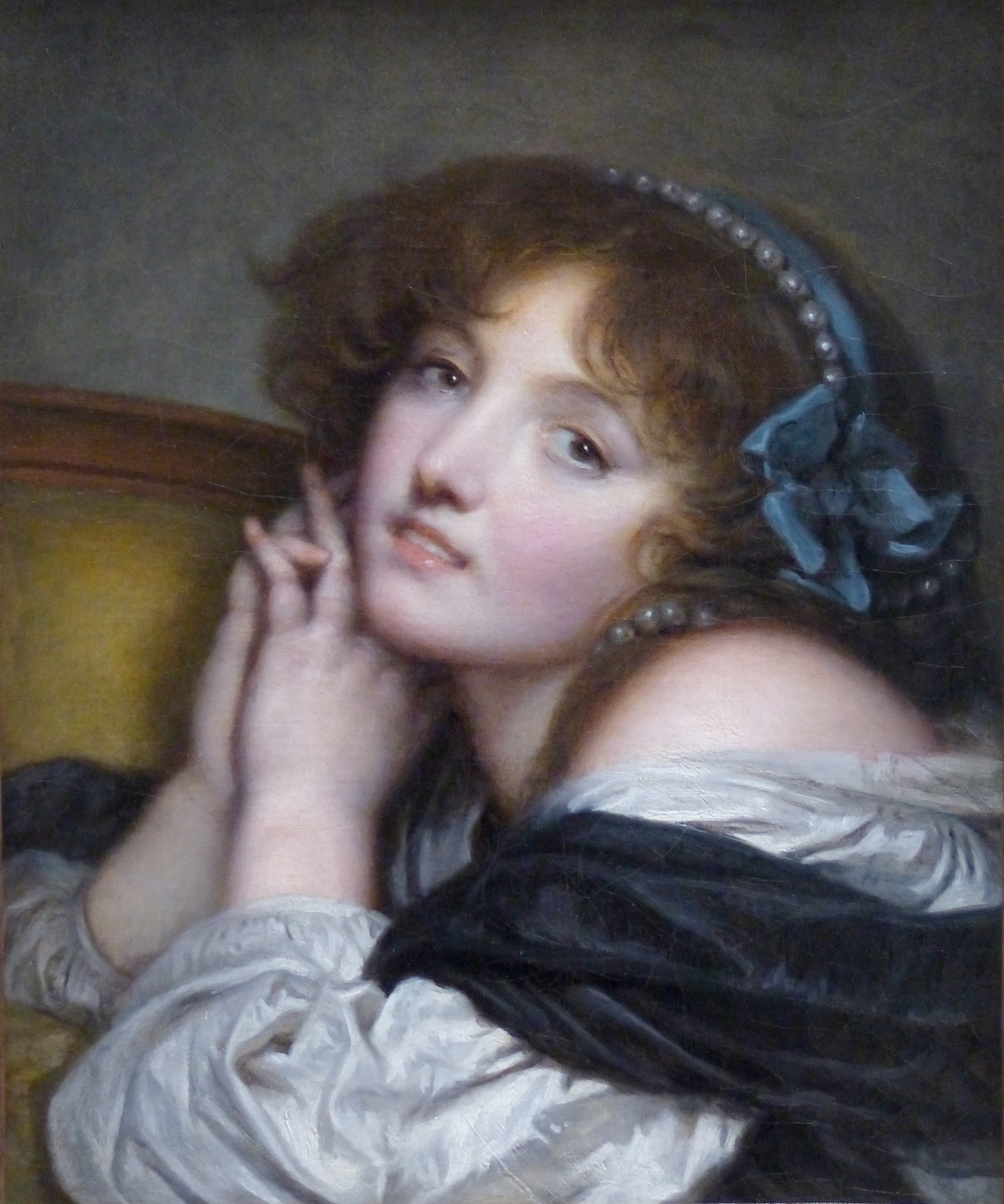 Jeune-fille aux mains jointes - Jean-Baptiste Greuze - Alpha Reproduction