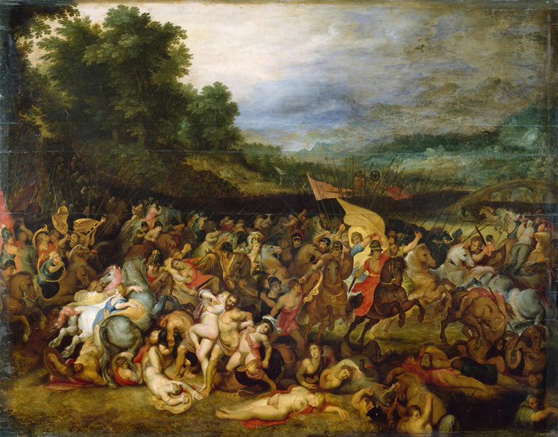 La batalla de las Amazonas - Peter Paul Rubens