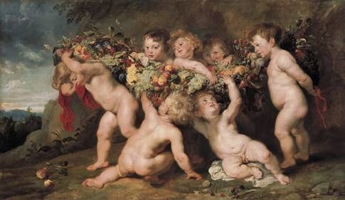 La Guirlande de fruits - Peter Paul Rubens - Alpha Reproduction
