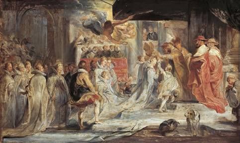 Couronnement de Marie de Médicis (esquisse) - Peter Paul Rubens - Alpha Reproduction