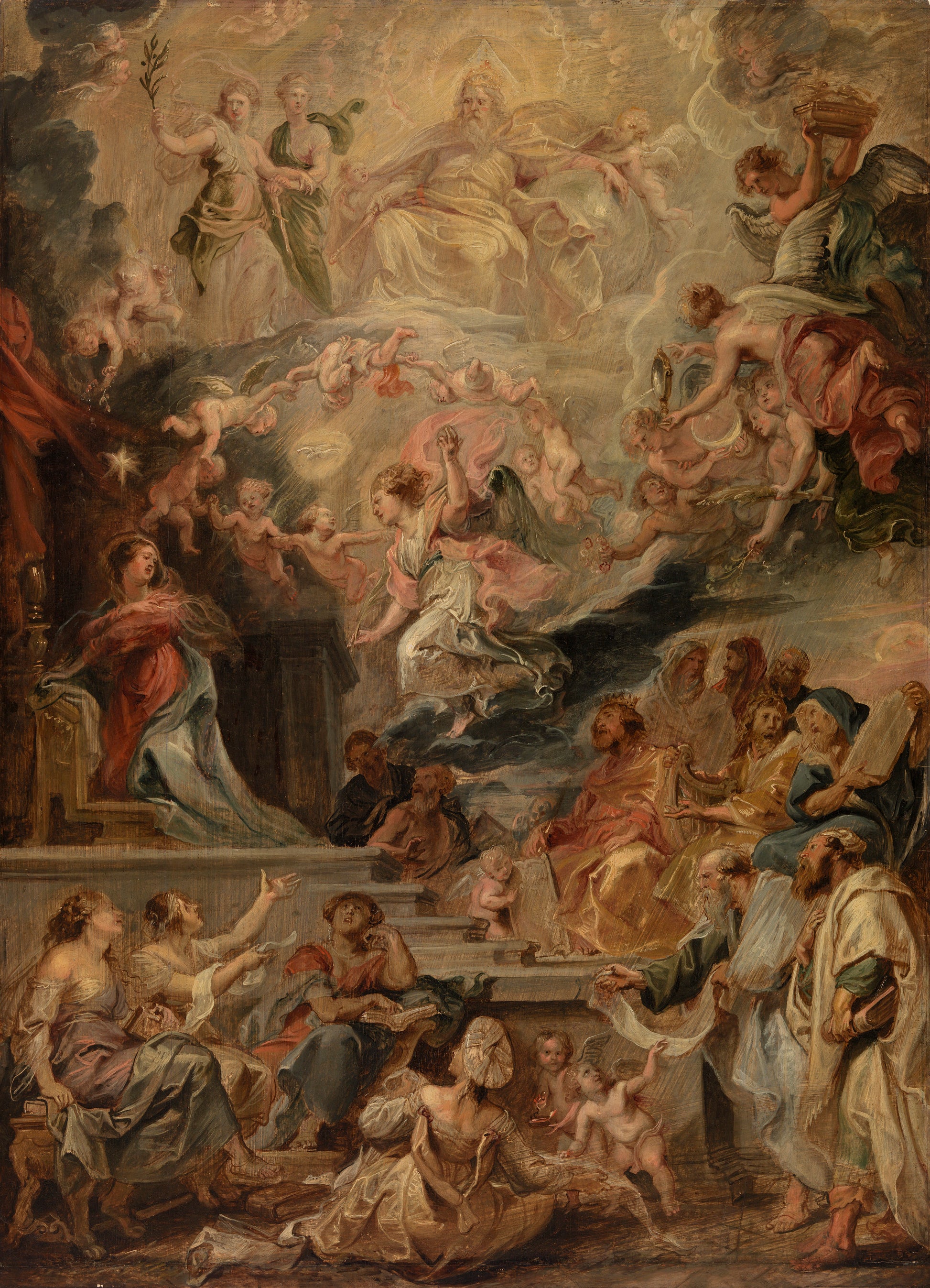La Encarnación como cumplimiento de todas las profecías - Peter Paul Rubens