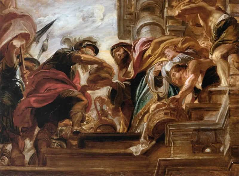 Abraham y Melquisedec - Peter Paul Rubens