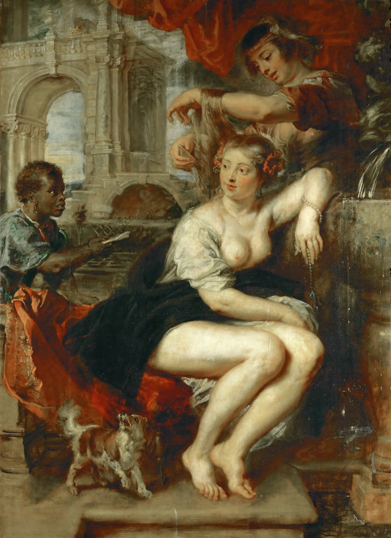 Betsabé en la fuente - Peter Paul Rubens