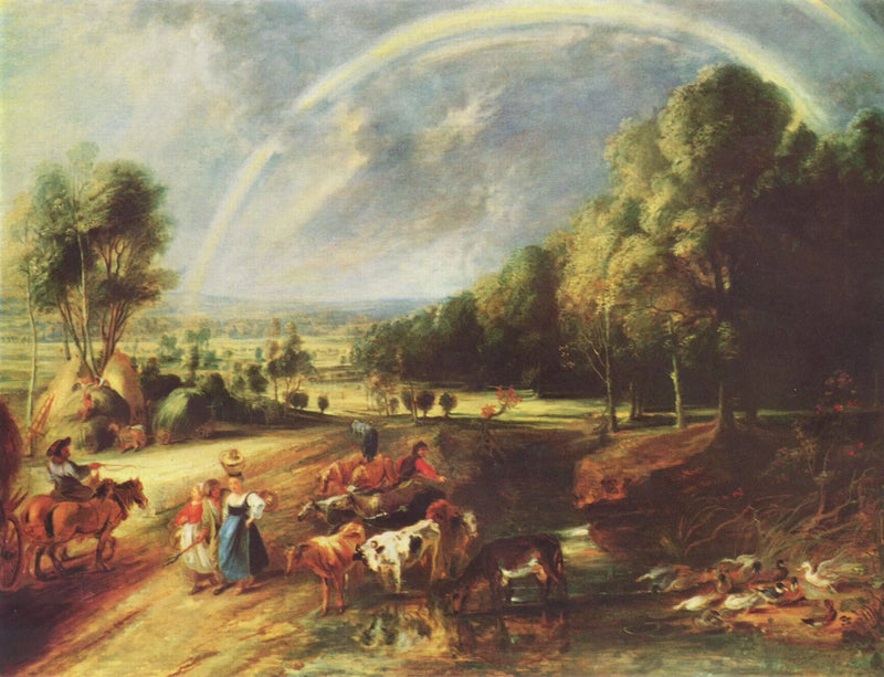 El paisaje arcoíris (1640) - Peter Paul Rubens