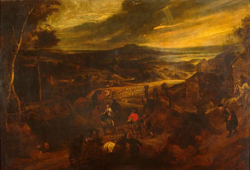 Paisaje con campesinos - Peter Paul Rubens