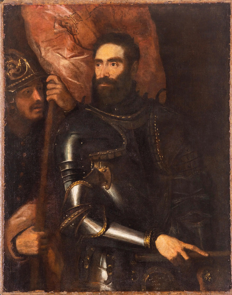 Retrato de Pier Luigi Farnese - Tiziano