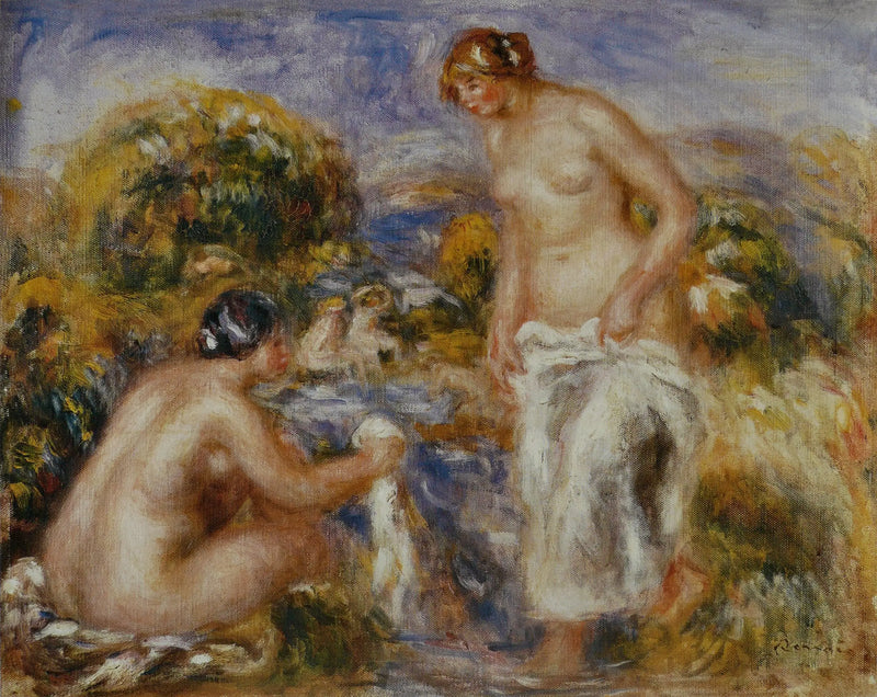 Mujeres en el baño - Pierre-Auguste Renoir