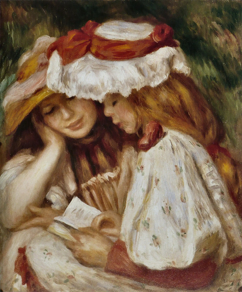 Dos chicas leyendo - Pierre-Auguste Renoir