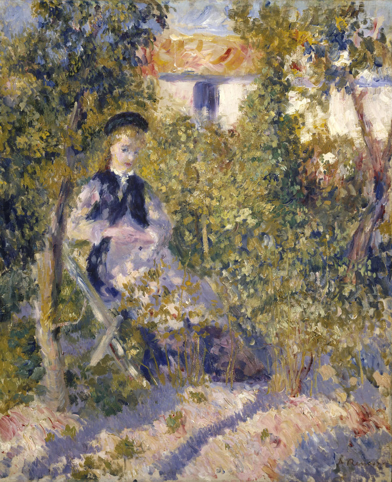 Nini en el jardín - Pierre-Auguste Renoir