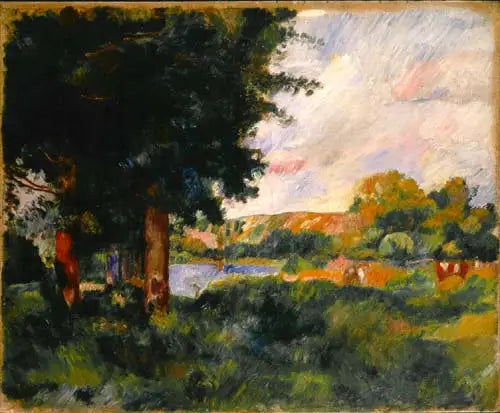 Paisaje de la Isla de Francia - Pierre-Auguste Renoir